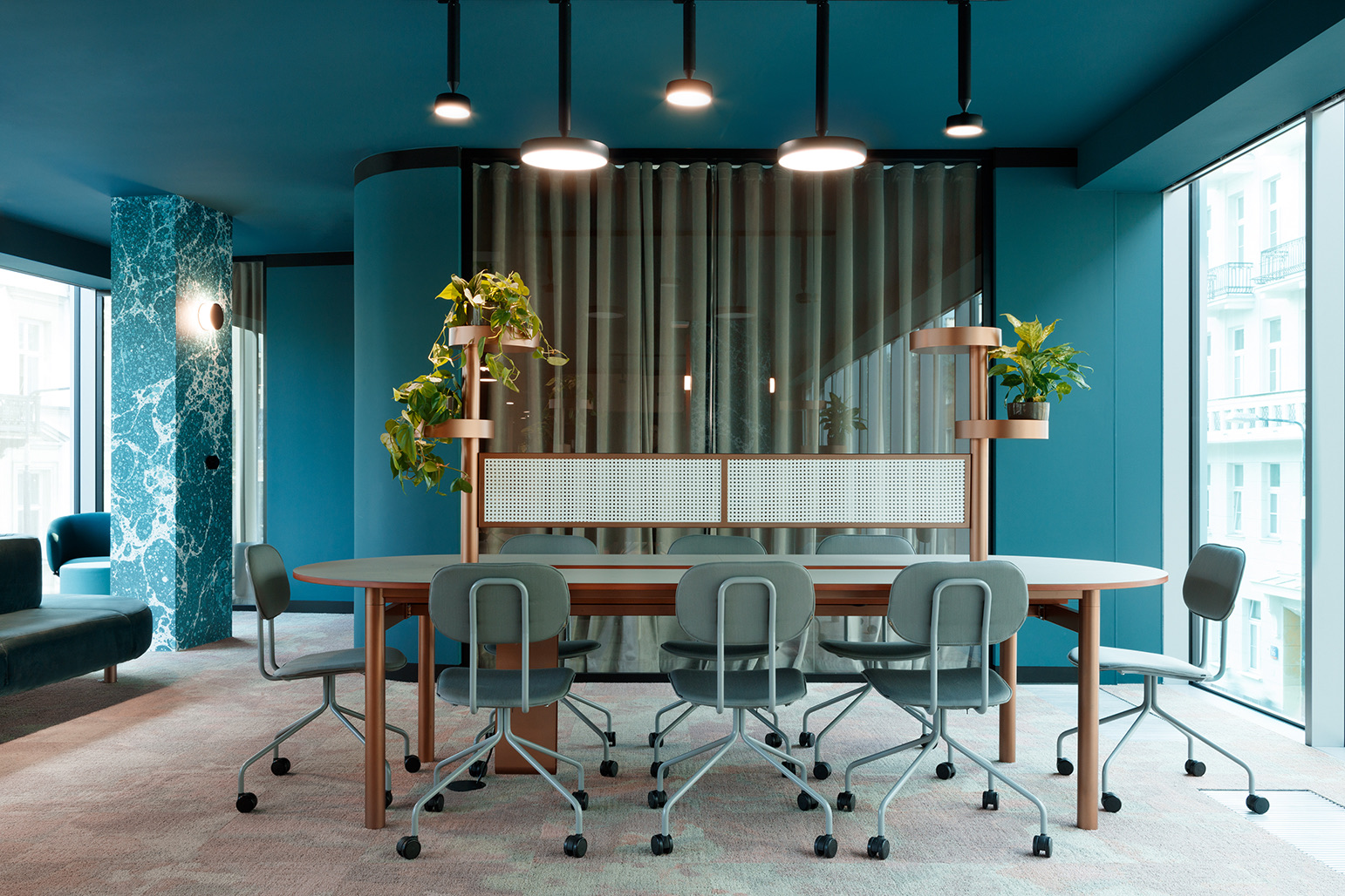 The Nest — co-working interior, Warsaw